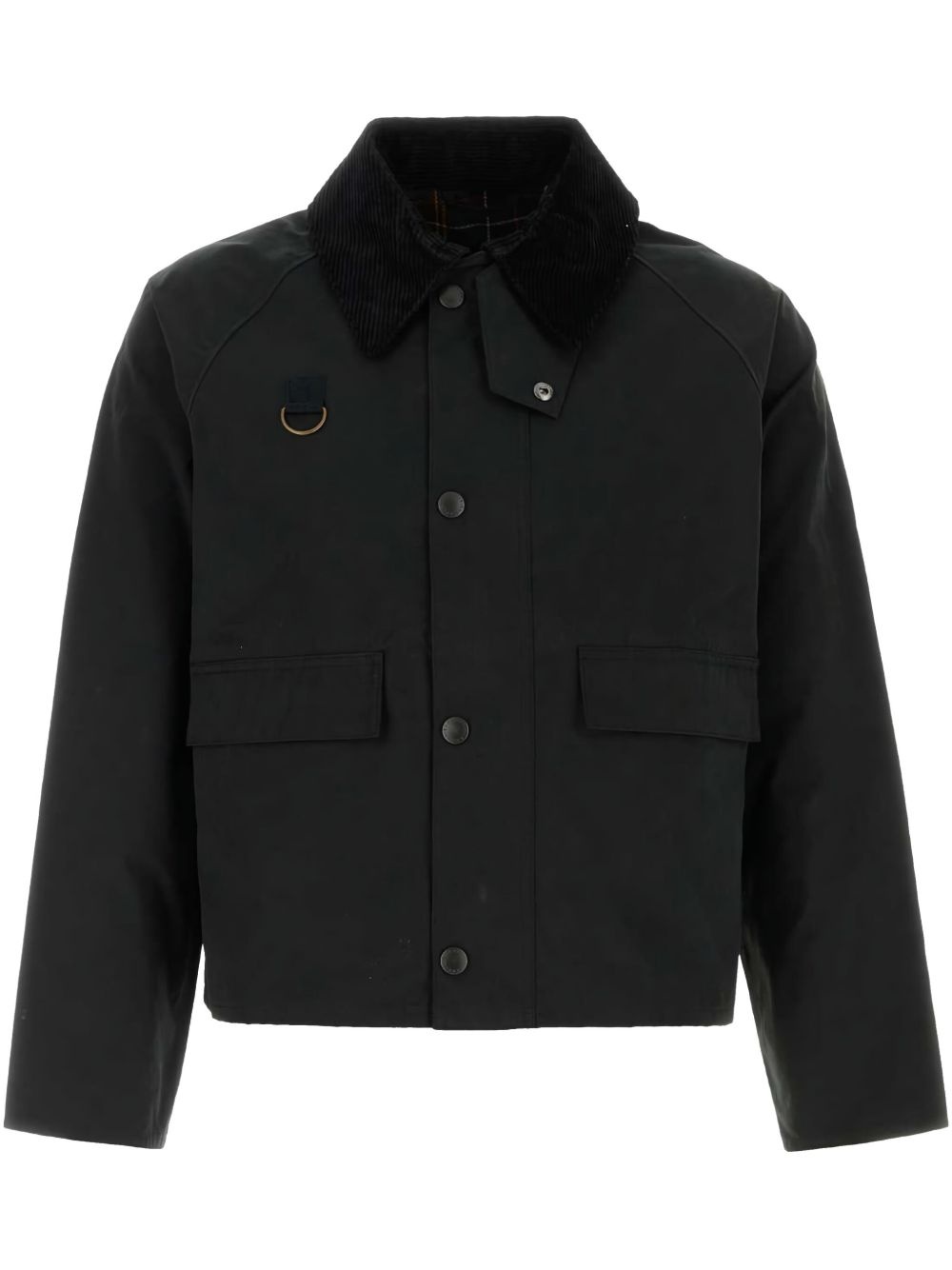 shearling-collar jacket - 1