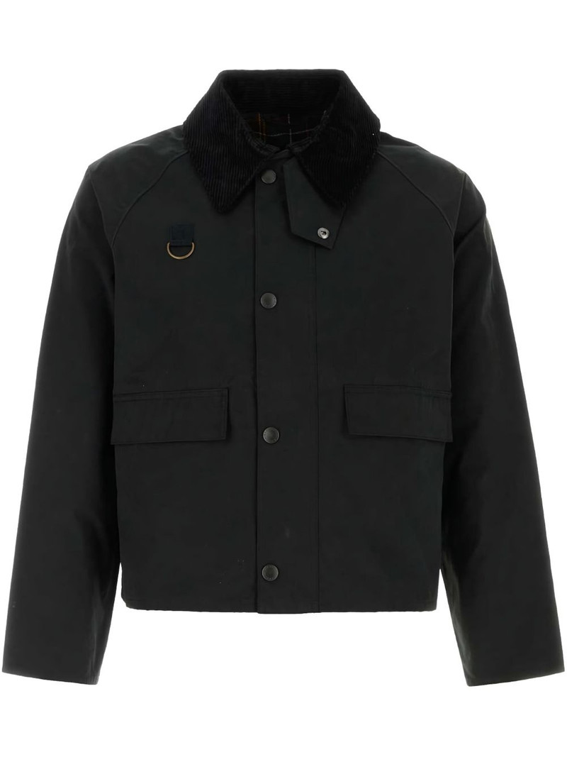 shearling-collar jacket - 1
