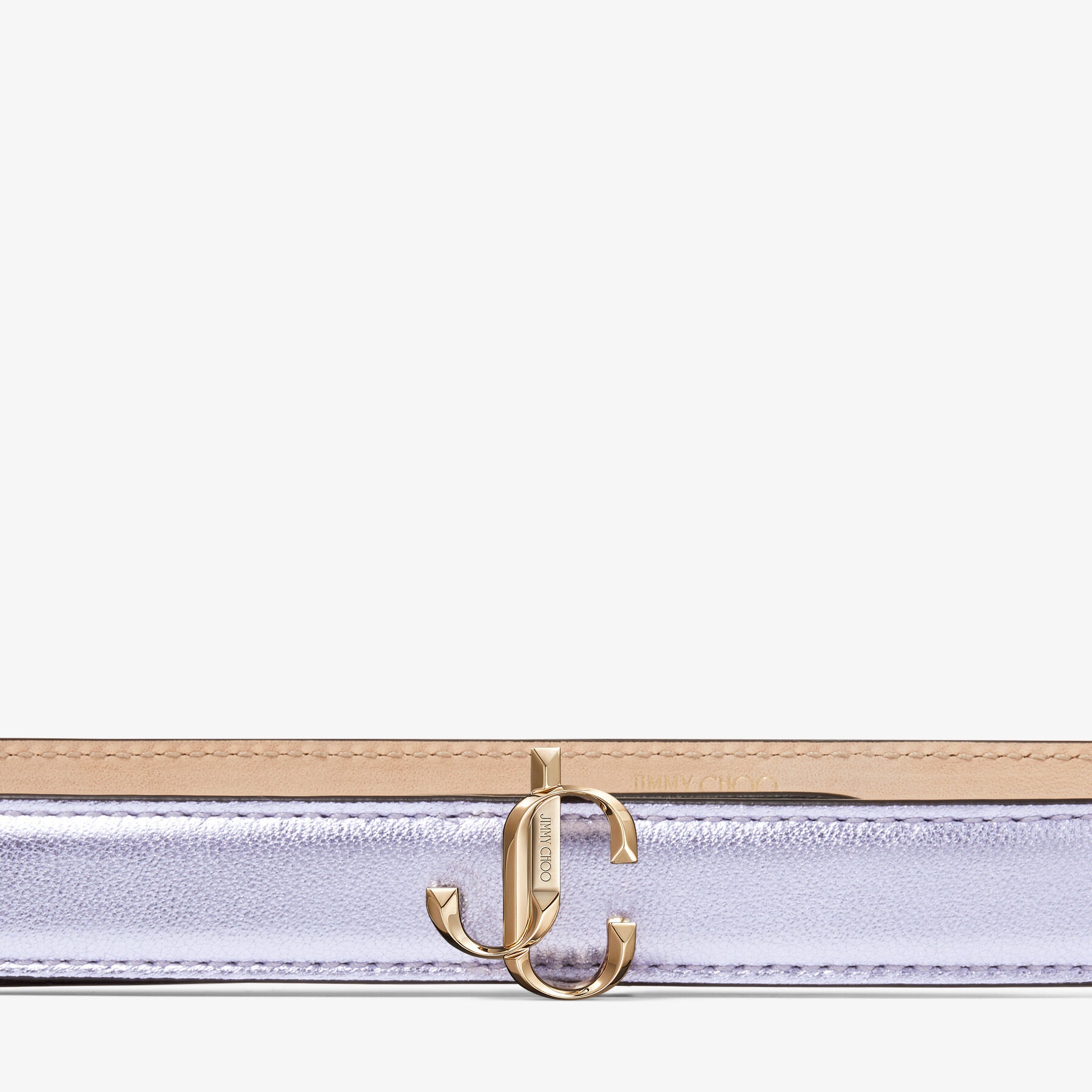 Mini Felisa
Mauve Metallic Nappa Belt with JC Emblem - 2
