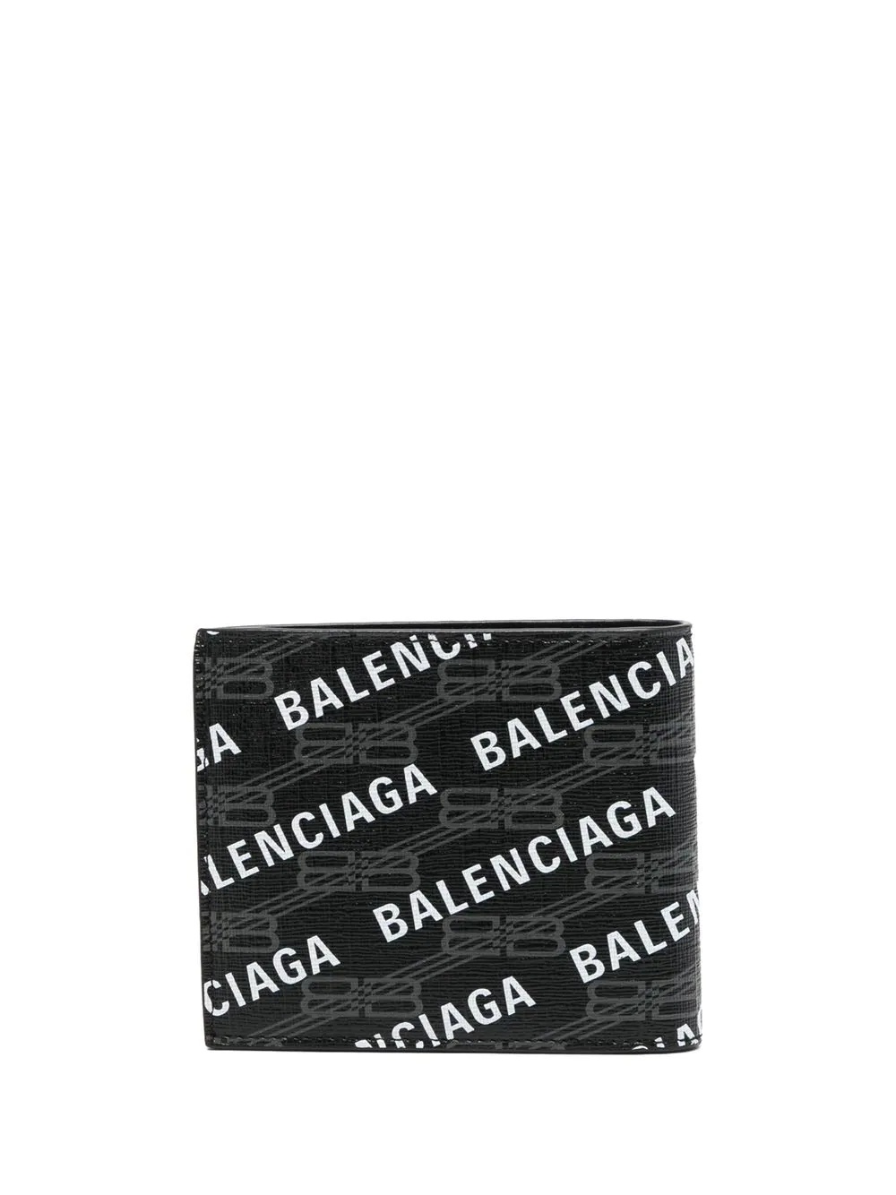 logo-print leather wallet - 2