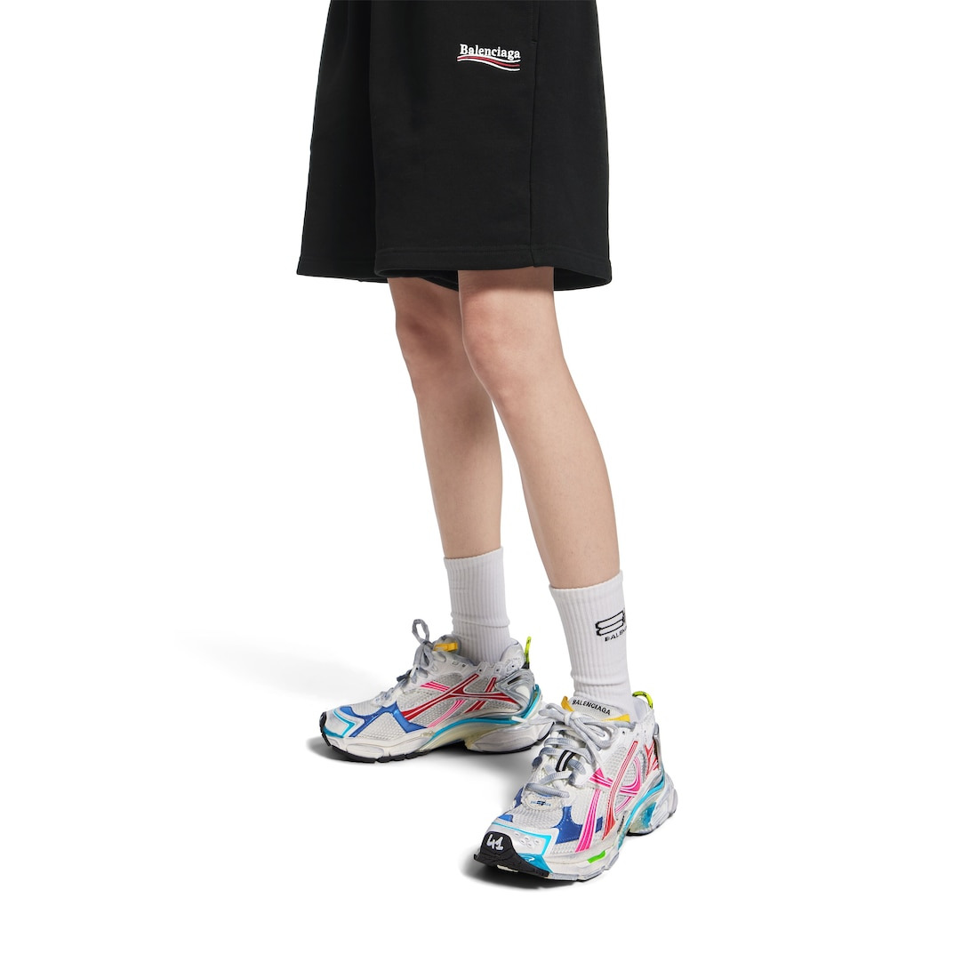 Women's Runner Sneaker in Multicolored - 9