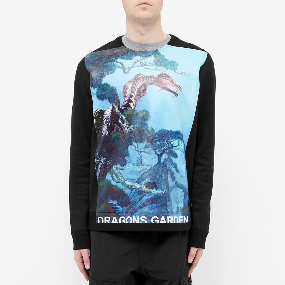 Valentino x Roger Dean Tonal Dragon Garden Crew Sweat - 3