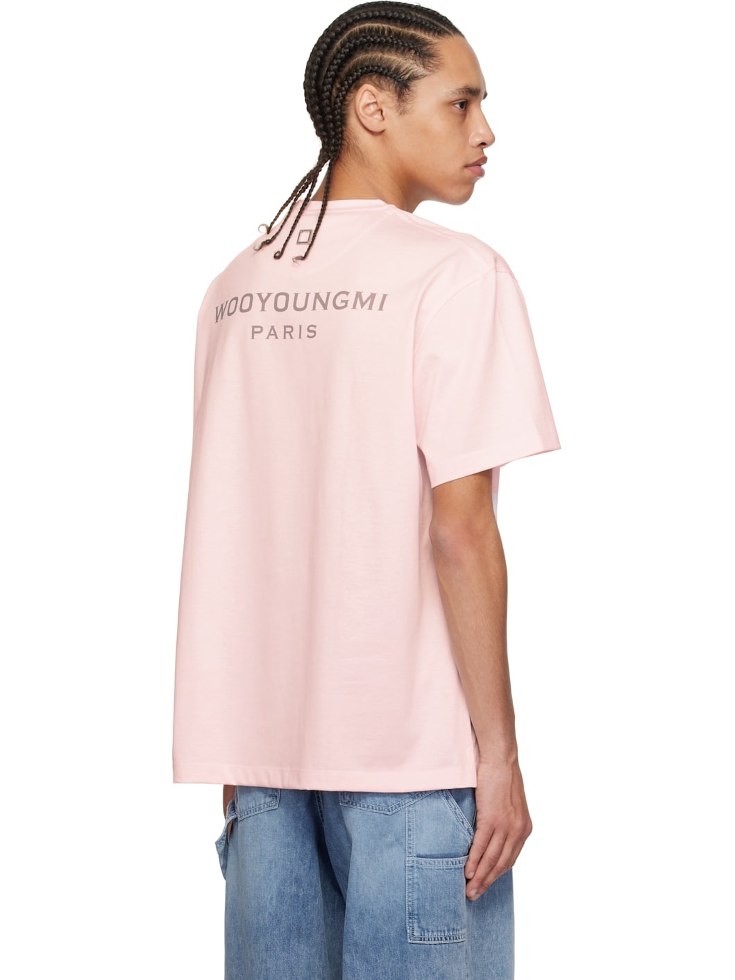 Pink Cotton Back Logo T-shirt - 3
