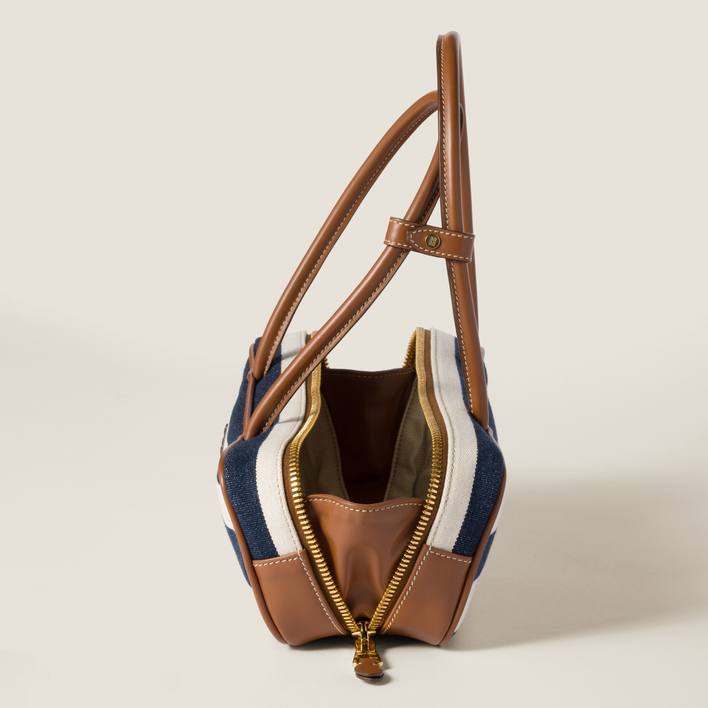 Beau canvas and leather bag - 7