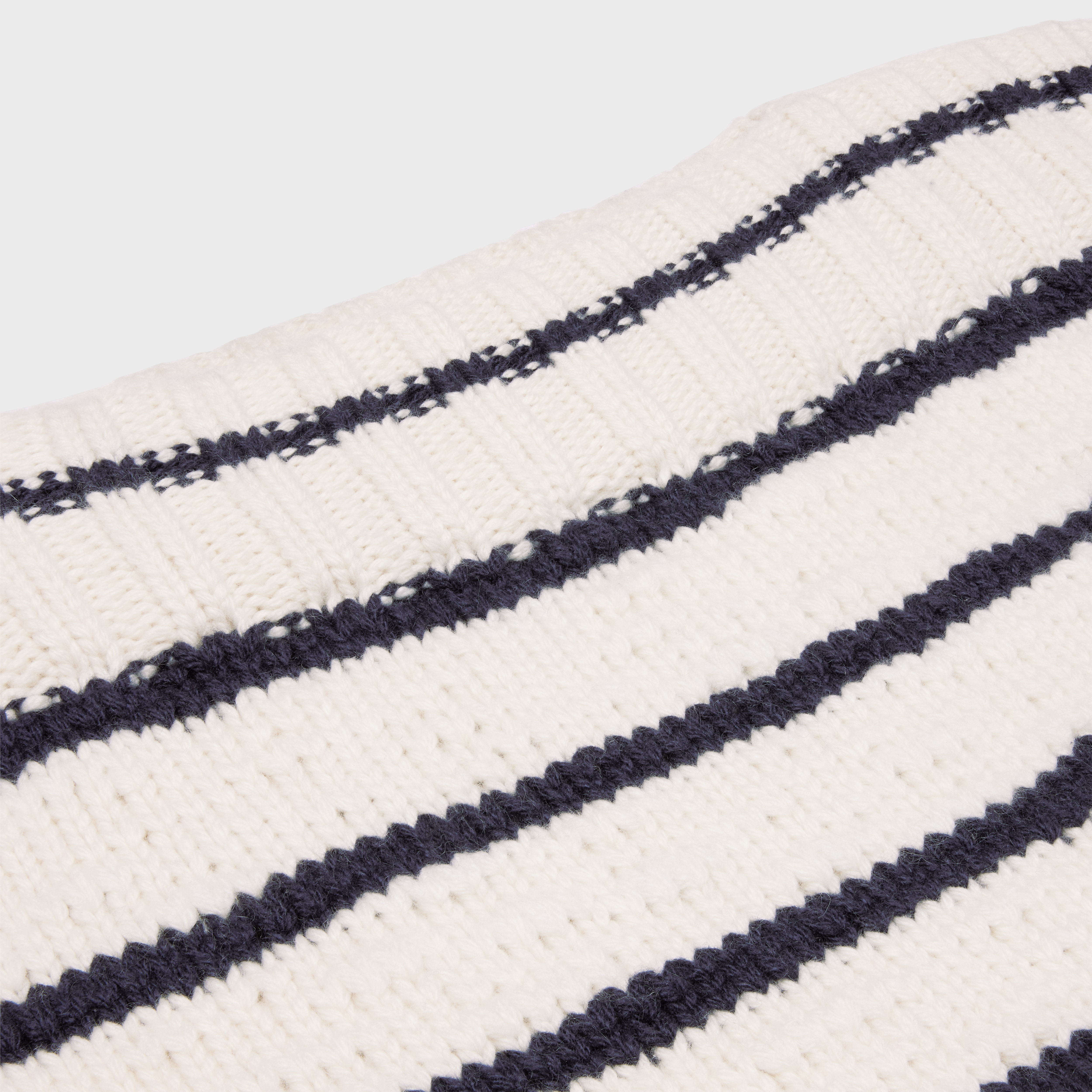 marinière boat neck sweater in cashmere - 3