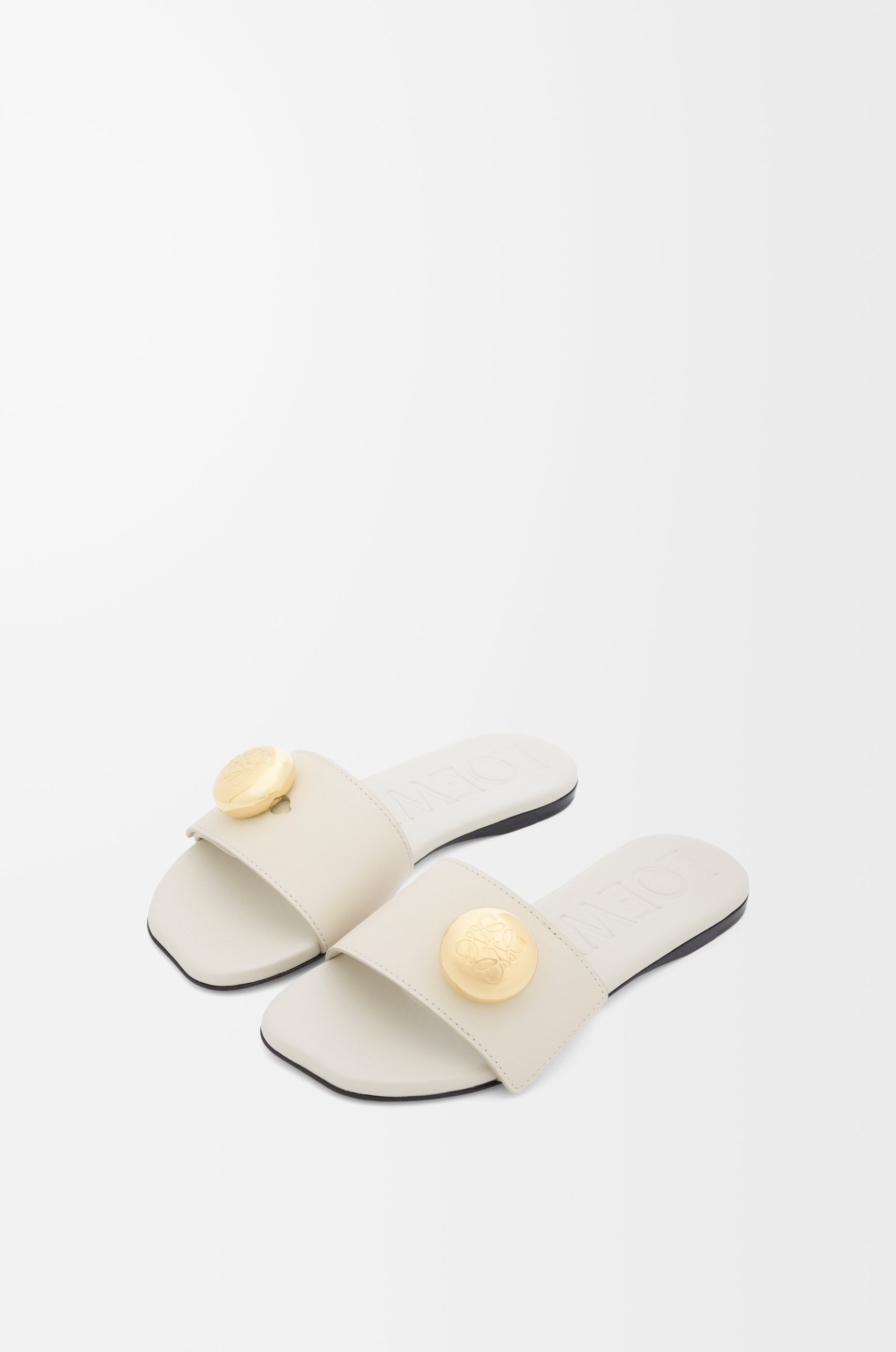 Pebble slide in soft calfskin - 3