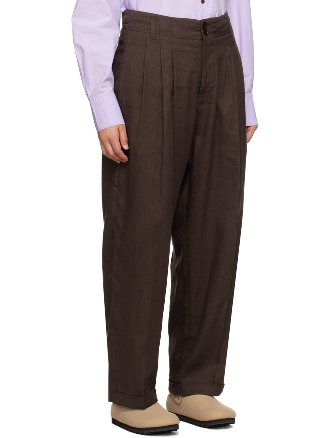Brown Keaton Trousers - 2