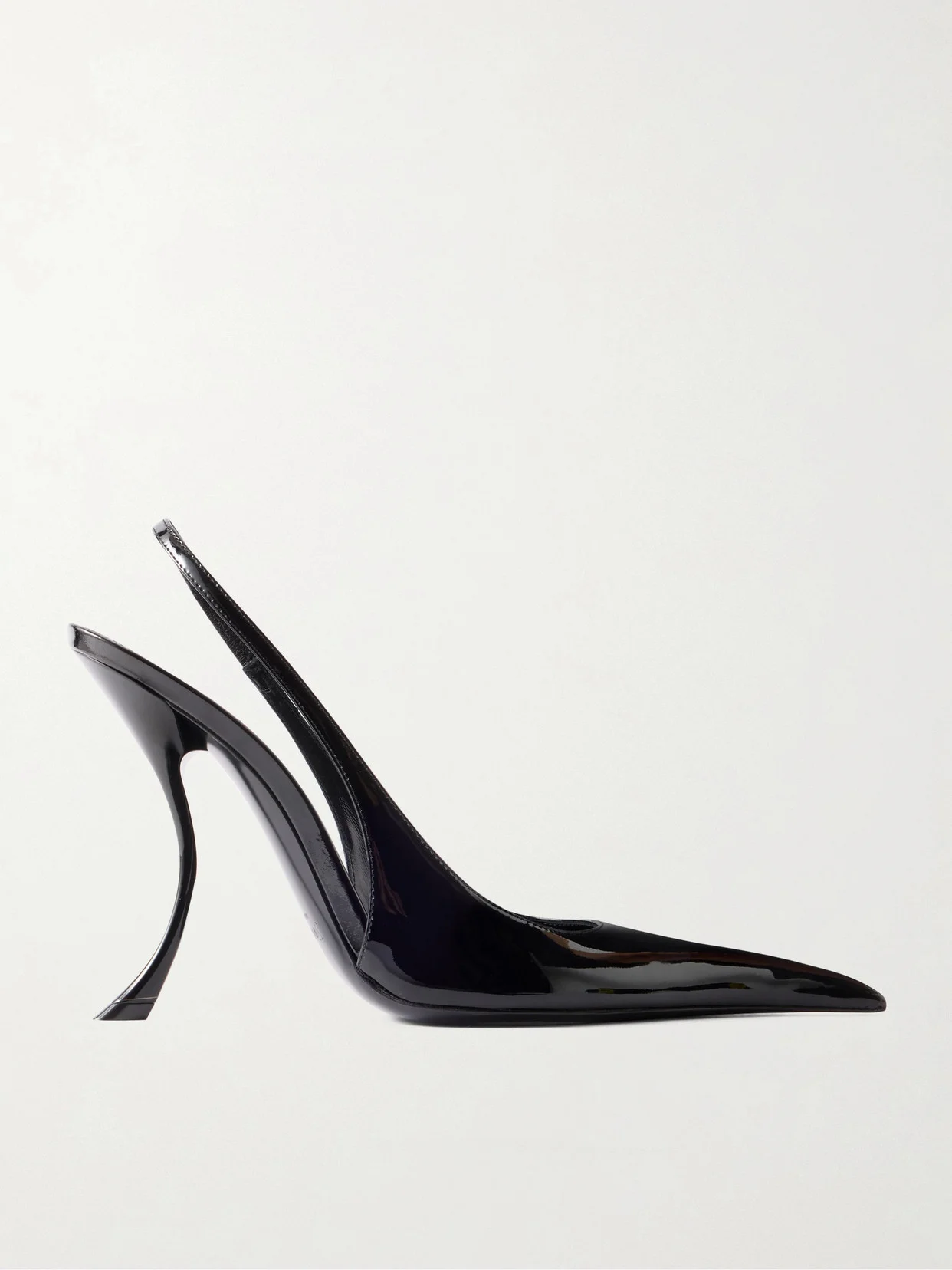 Apolline Patent-leather Slingback Pumps - 1