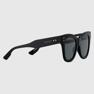 GUCCI Cat-eye frame sunglasses outlook