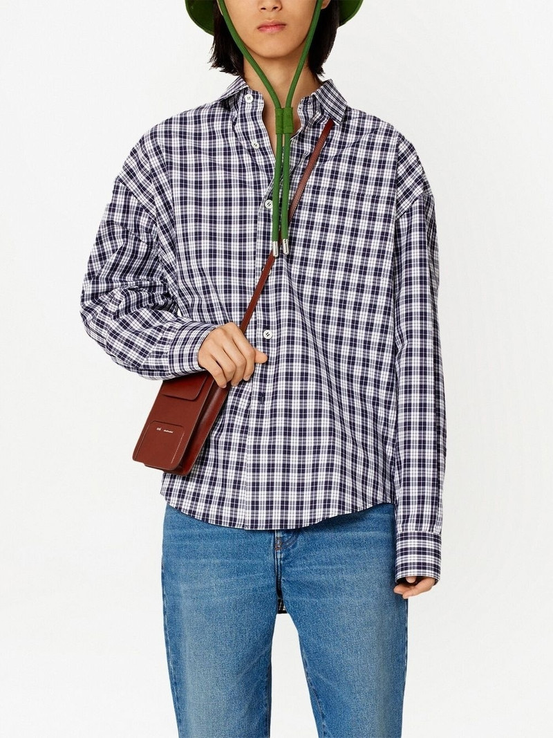 plaid-pint long-sleeve shirt 4