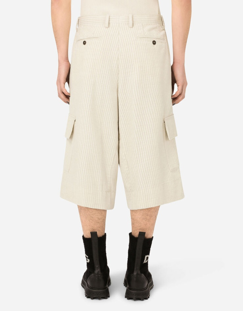 Dolce & Gabbana Corduroy cargo shorts outlook