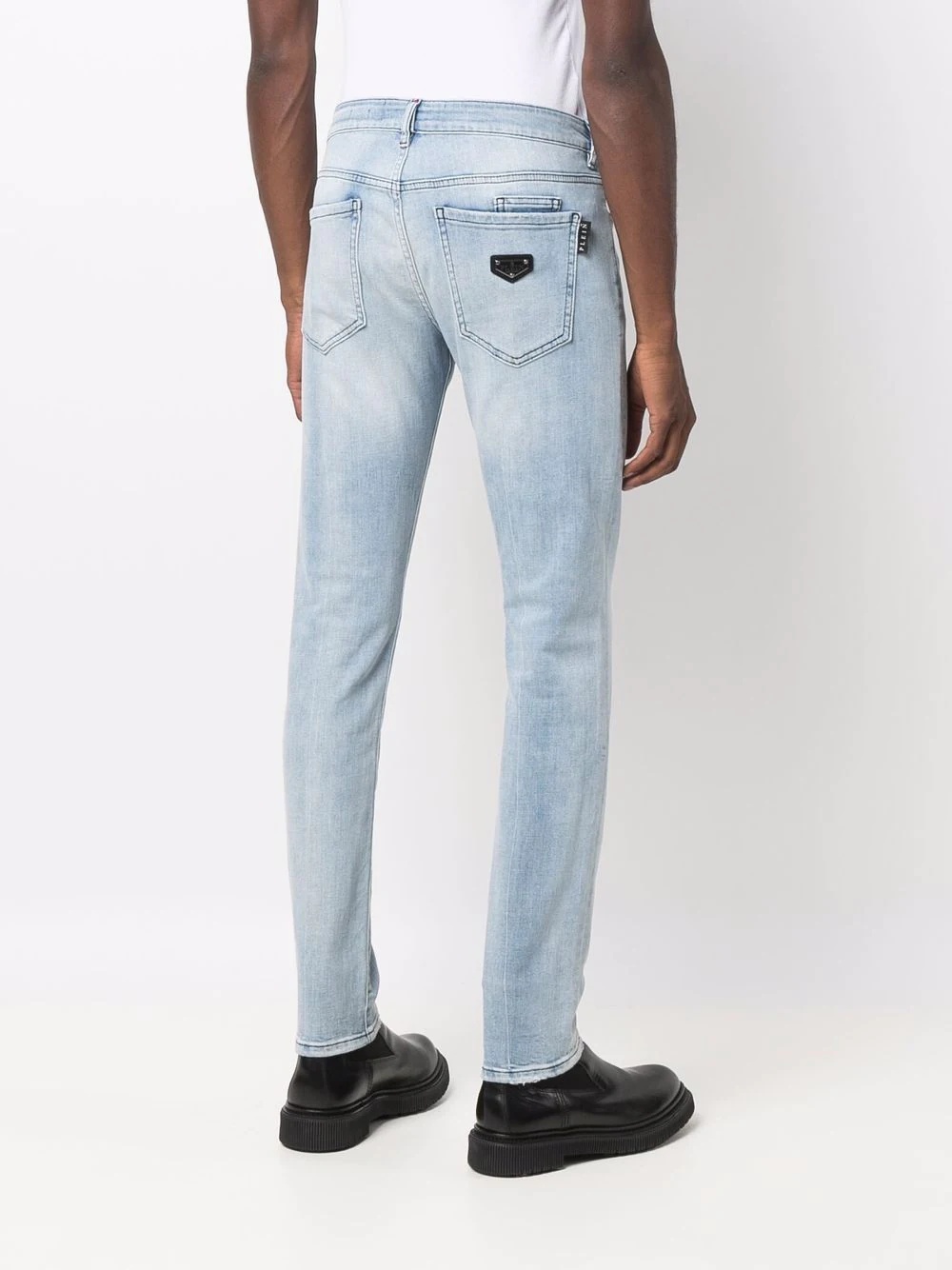 skinny-cut denim jeans - 4
