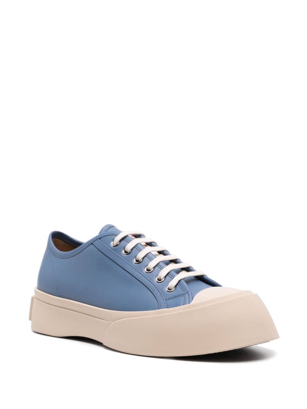 Pablo lace-up leather sneakers - 2