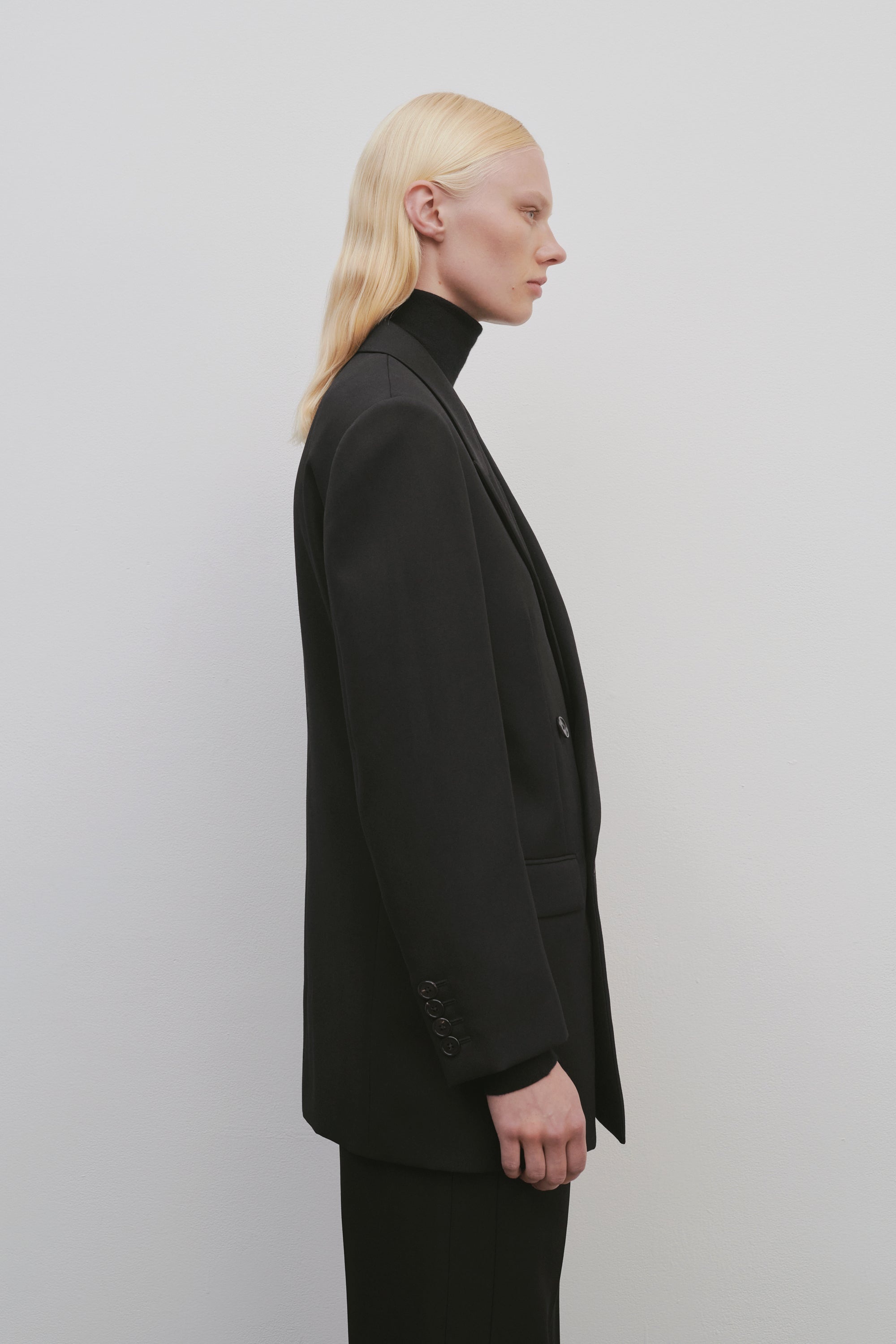 Myriam Jacket in Virgin Wool and Silk - 4