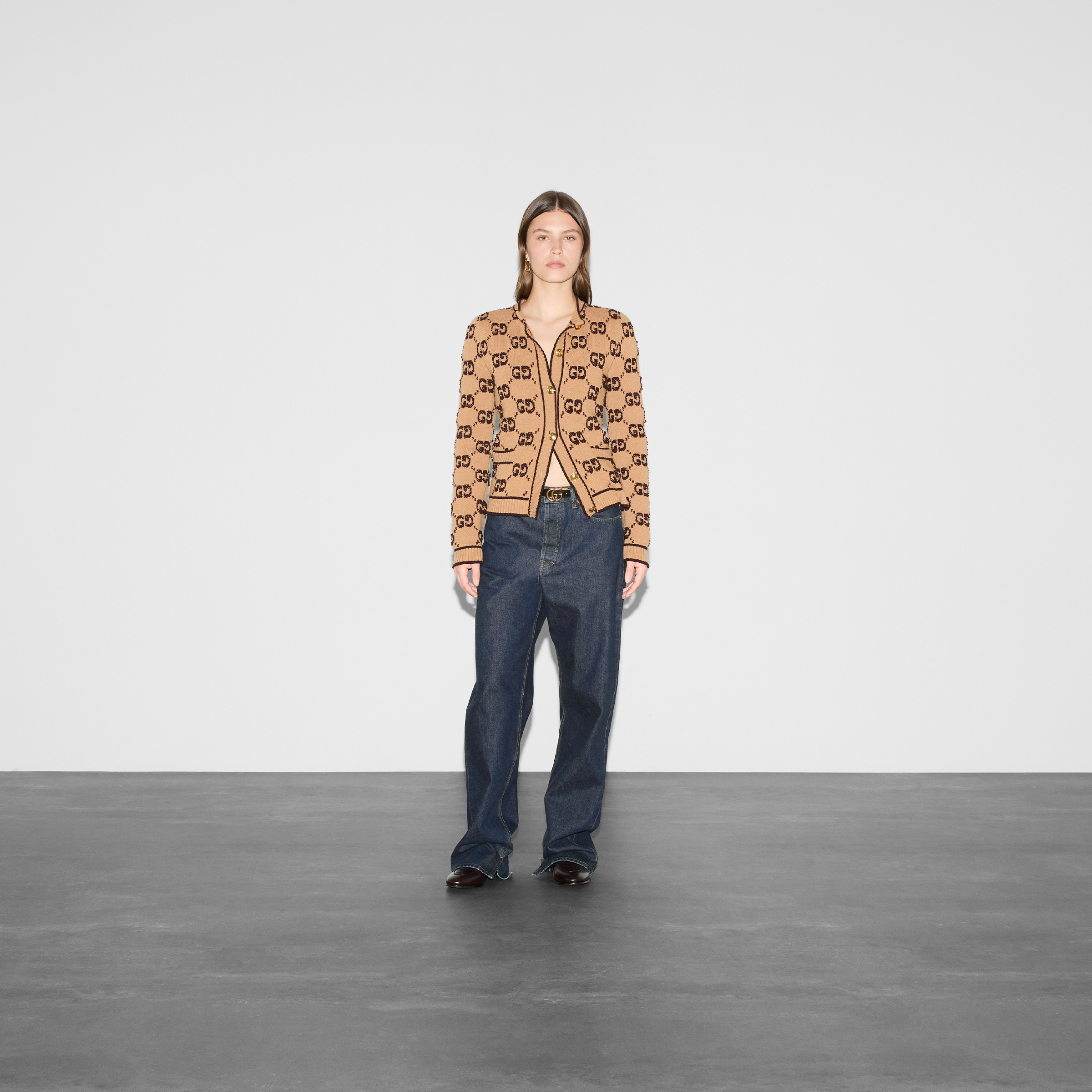 GG wool bouclé jacquard cardigan - 2
