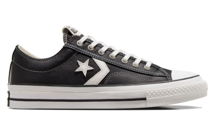 Converse Star Player 76 Fall Leather 'Black White' A06204C - 2