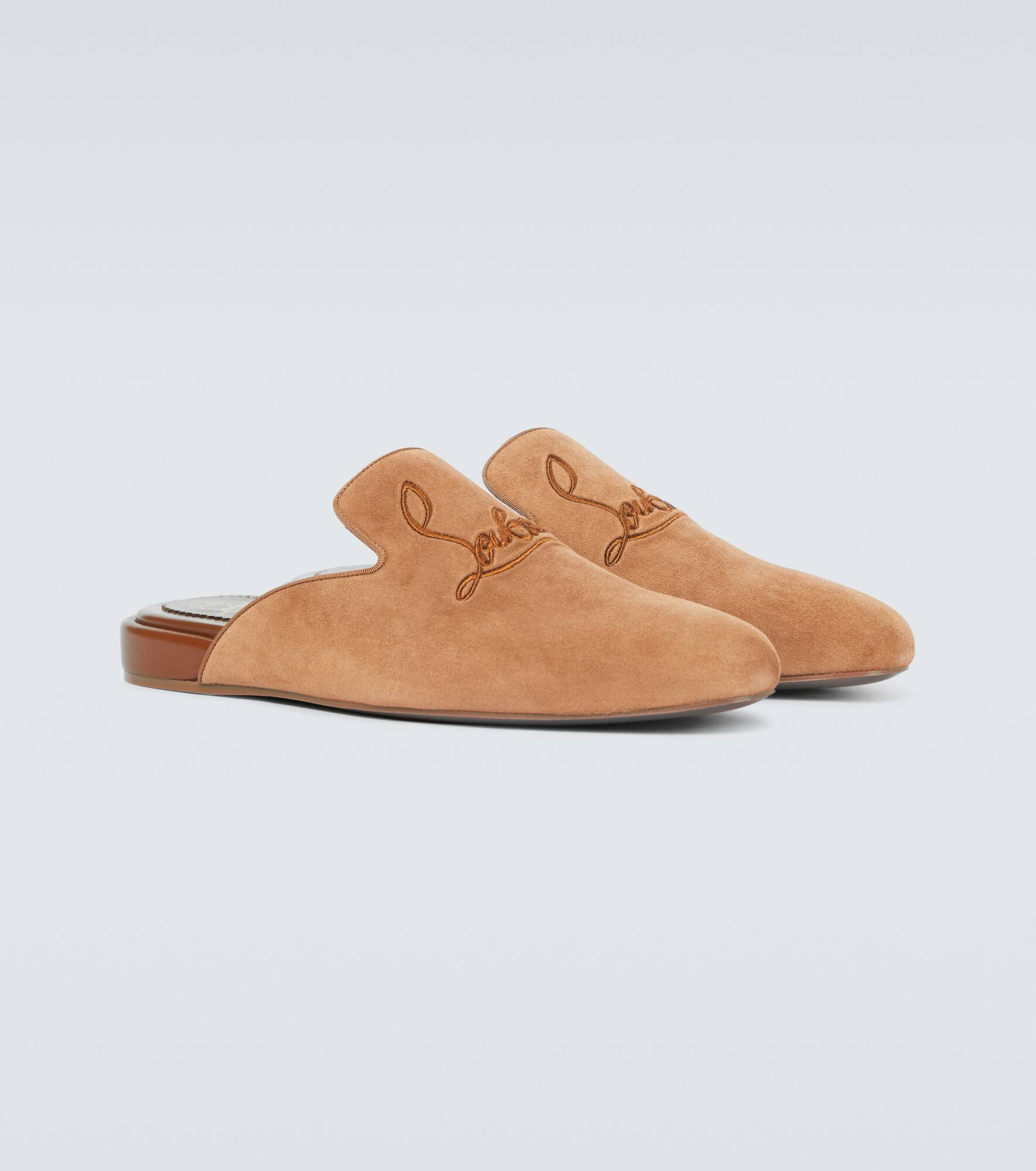 Exclusive to Mytheresa – Navy Coolito Flat mules - 5