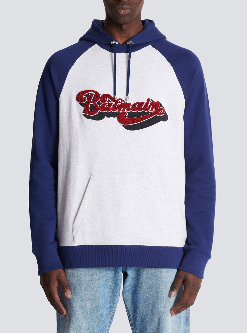 Balmain retro '70s hooded sweatshirt 5