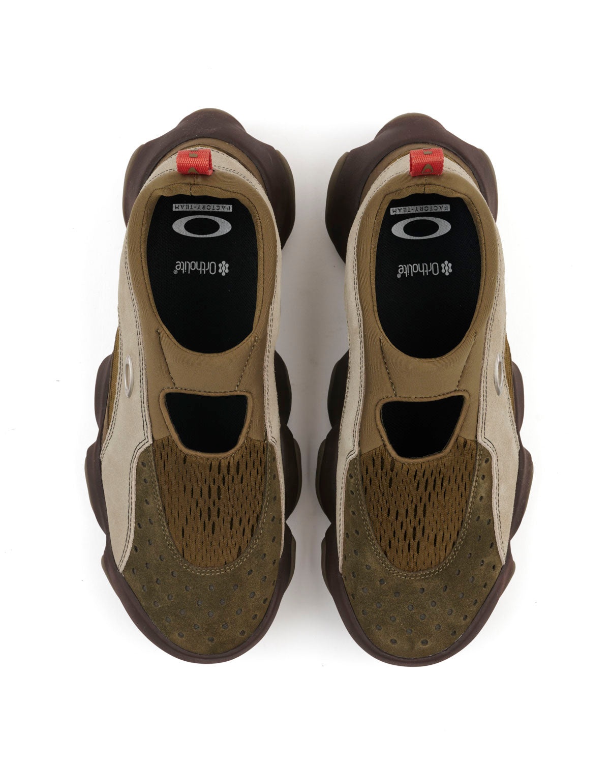 Oakley Factory Team Flesh Sandal - Stone/ Olive - 4
