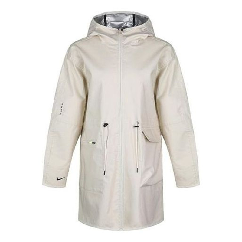 (WMNS) Nike AS W Nike Sportswear TCH PCK JKT Jacket WVN LIGHT CREAM AR2844-271 - 1