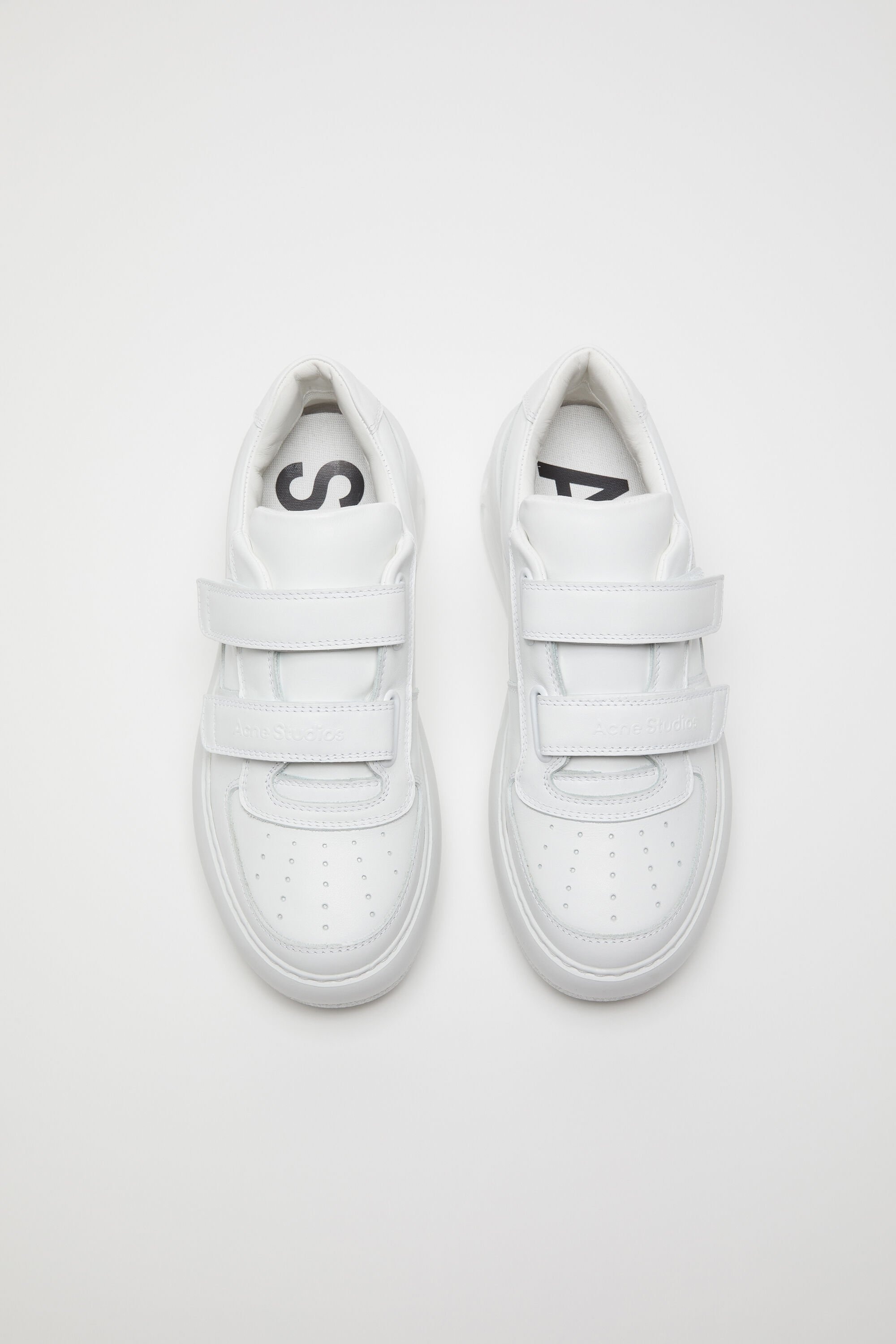 Velcro strap platform sneakers - Optic white/optic white - 3