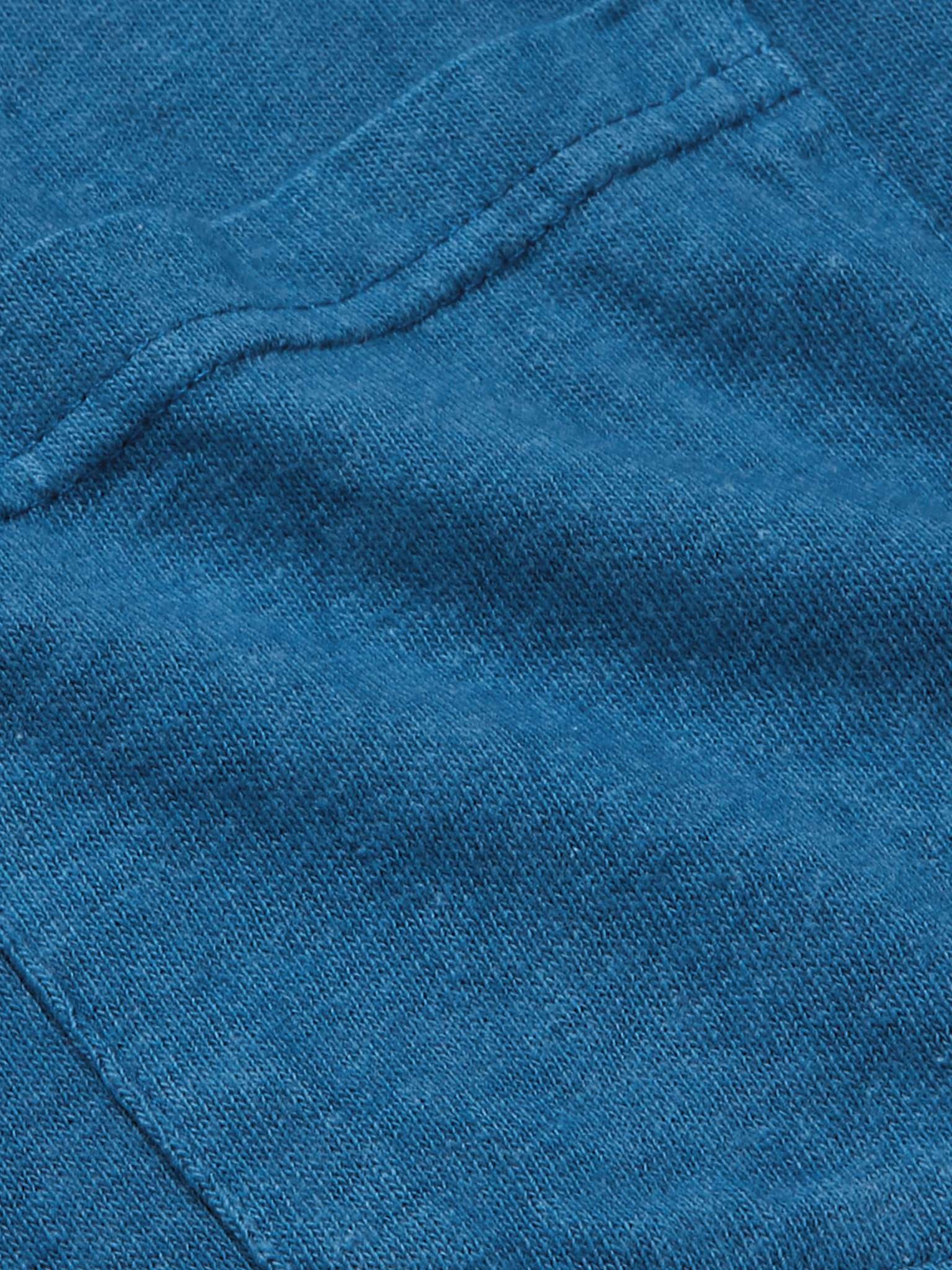 Indigo-Dyed Slub Cotton-Jersey T-Shirt - 3