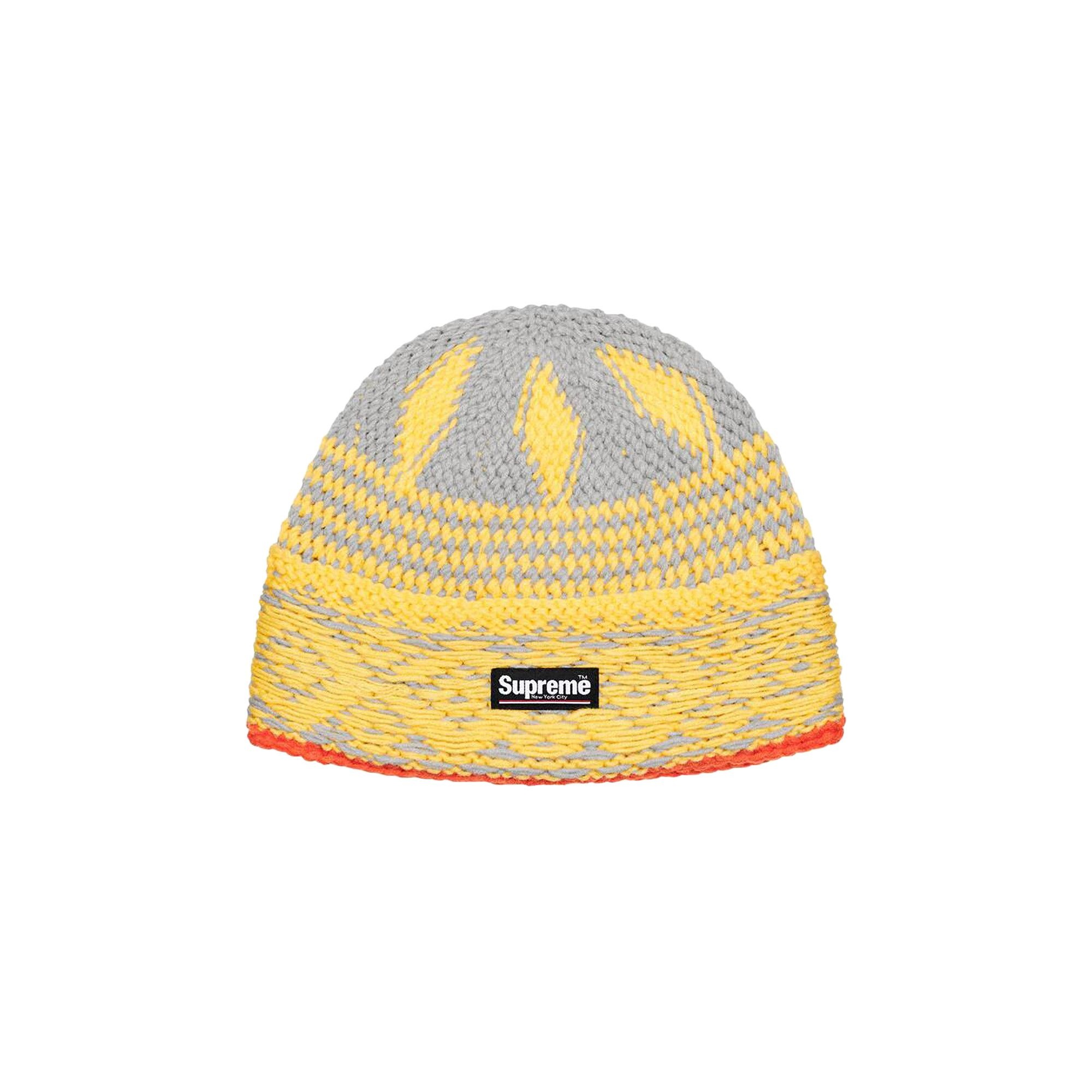 Supreme Diamond Beanie 'Grey' - 1