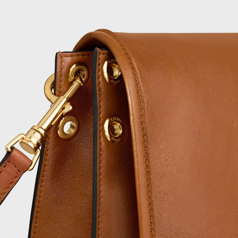 BESACE SOFT TRIOMPHE IN SUPPLE SHINY LAMBSKIN 5