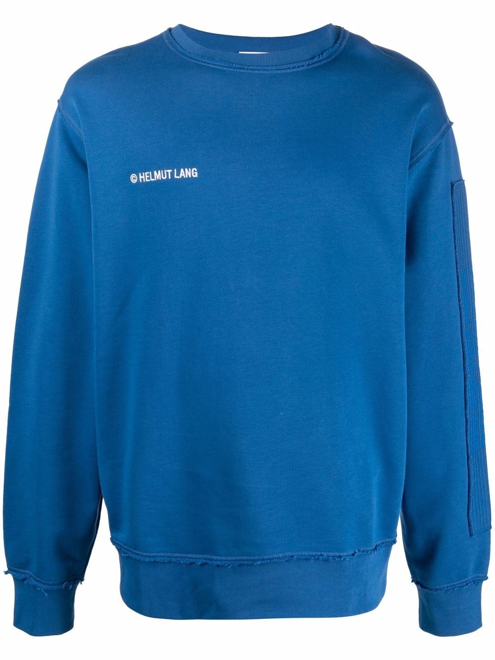 cotton embroidered-logo sweatshirt - 1