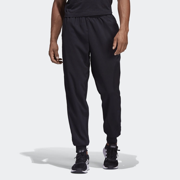 adidas Logo Bundle Feet Sports Pants Black DQ3067 - 3