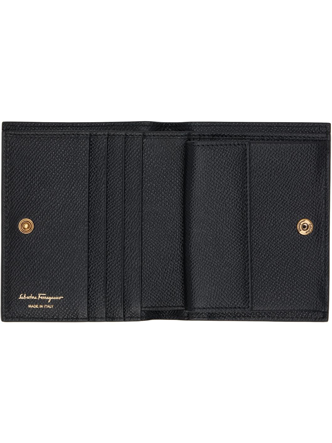 Black Gancini Compact Wallet - 3