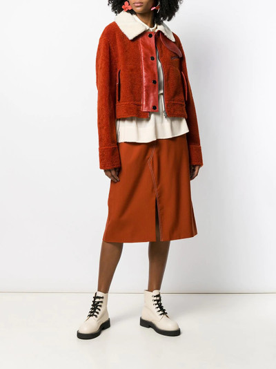 Marni two-tone shearling jacket outlook