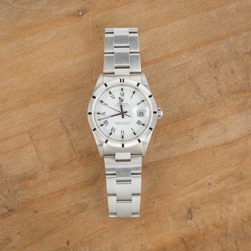Rolex Date 15200 White Dial - 6