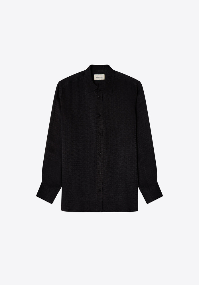BLOUSE 104 BLACK MONOGRAM - 4