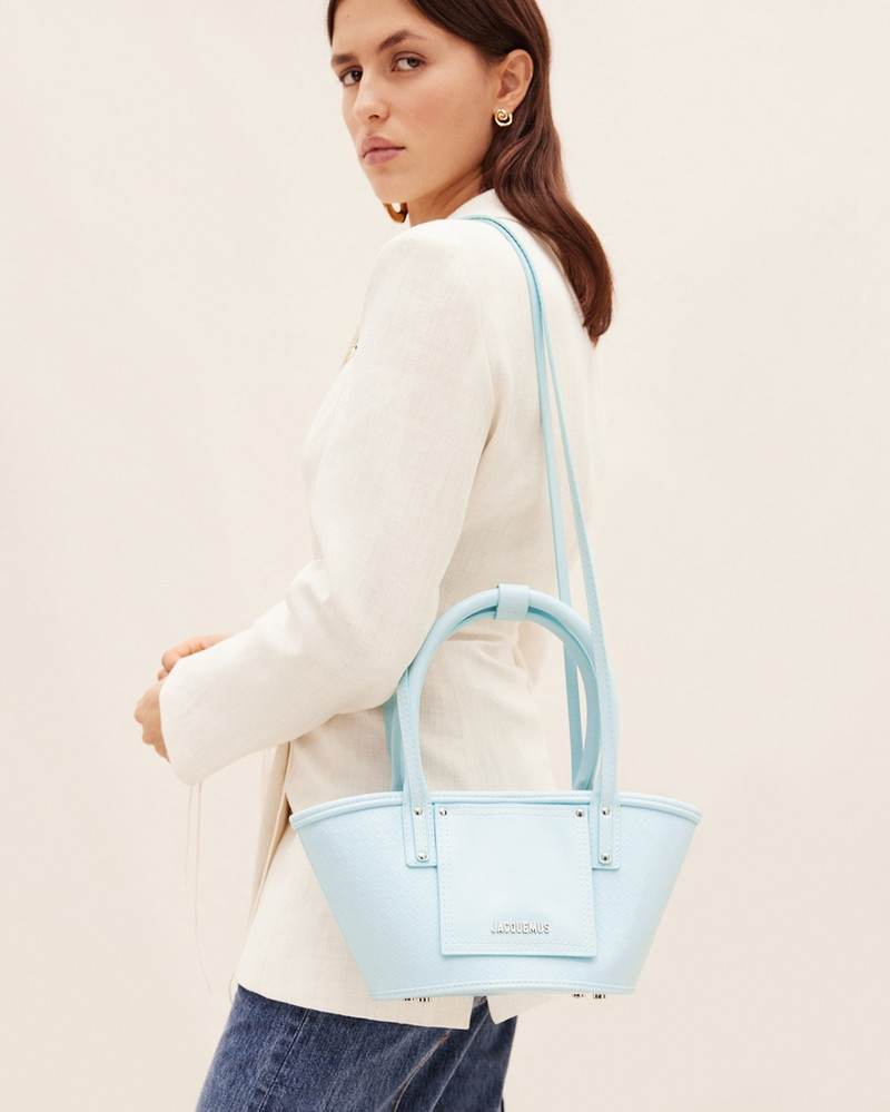 JACQUEMUS Le petit panier Soli cuir outlook