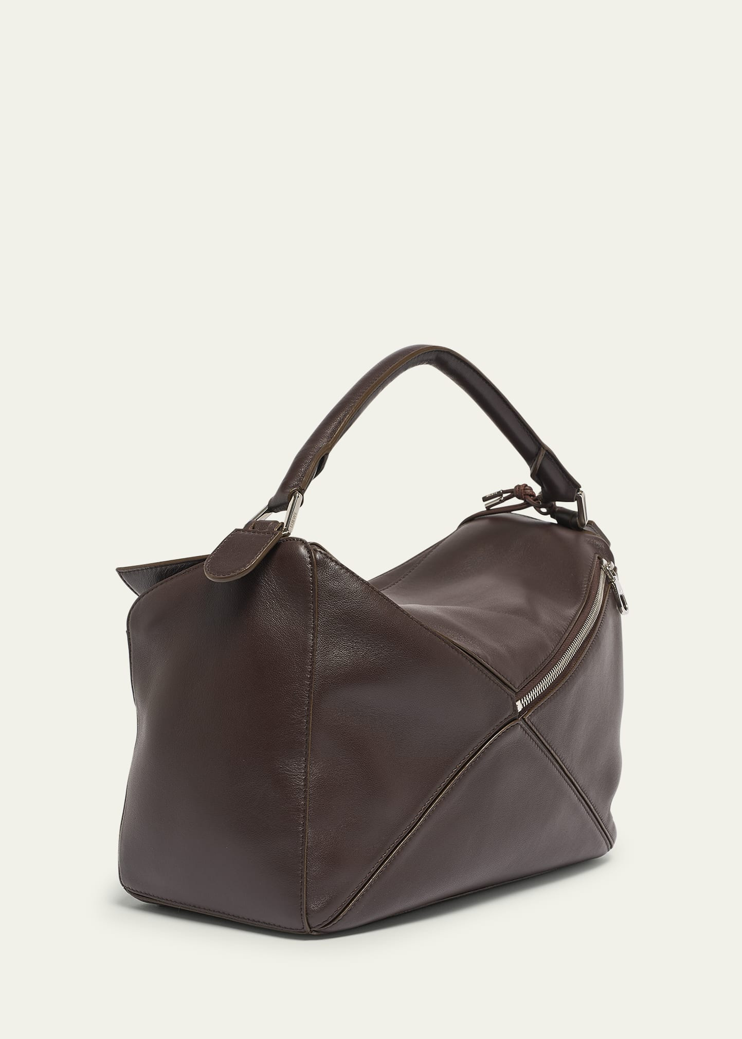 Men's Large Leather Puzzle Featherlight Crossbody Bag - 3