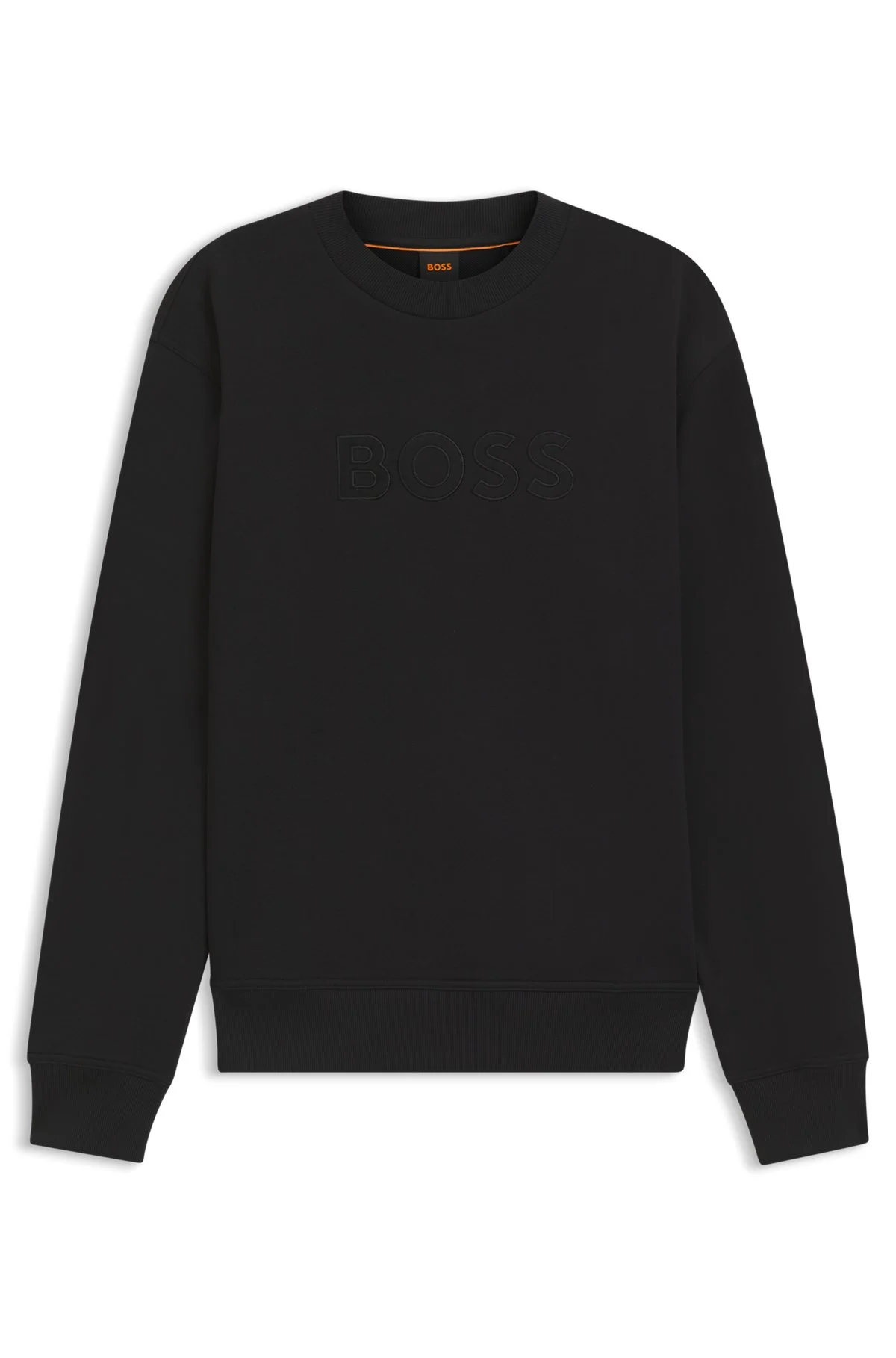 RELAXED-FIT SWEATSHIRT IN COTTON TERRY WITH EMBROIDERED LOGO - 1