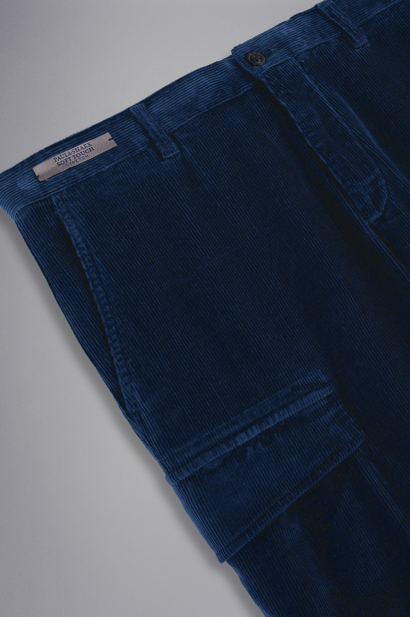 SOFT TOUCH CORDUROY CARGO TROUSERS 5
