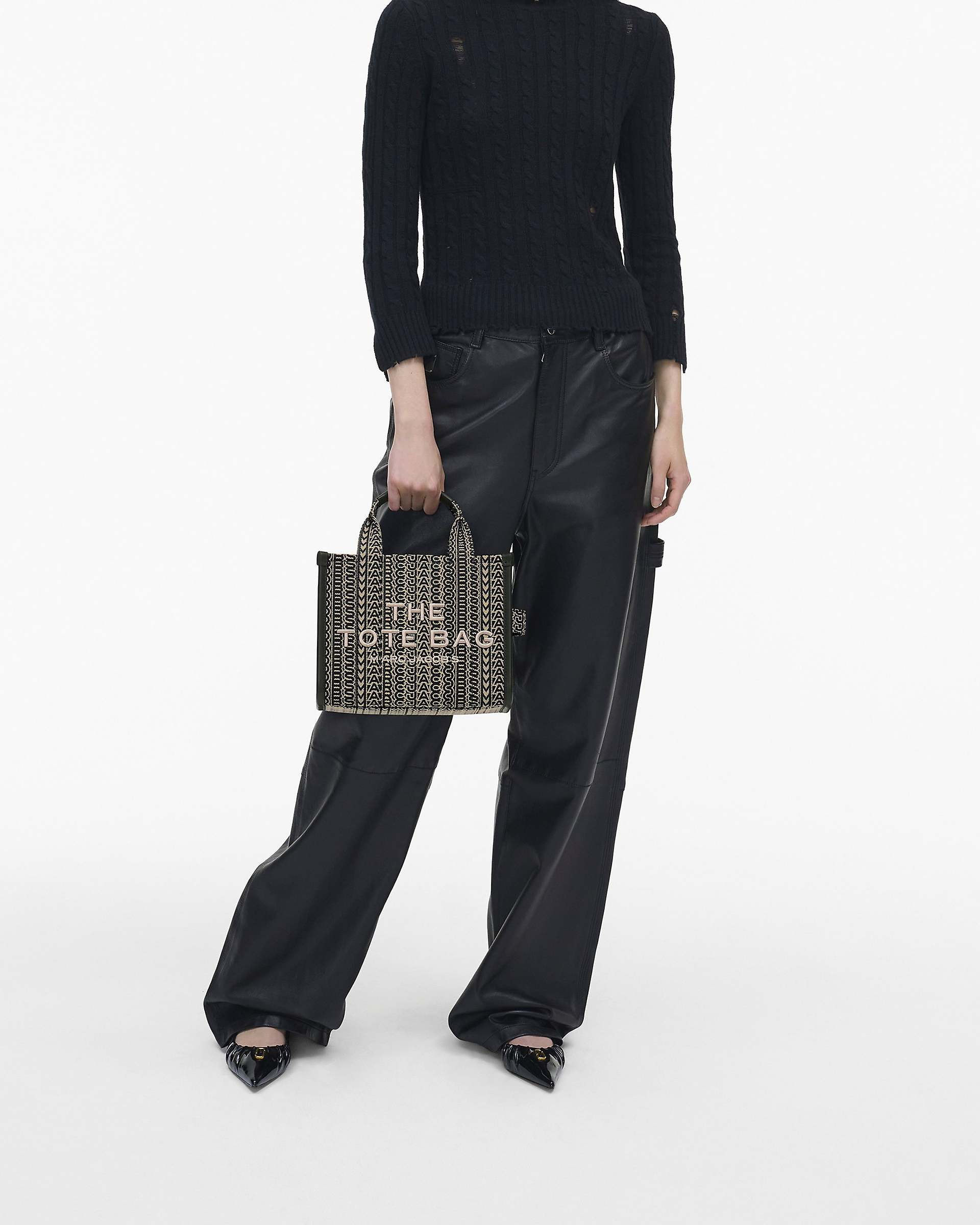 THE MONOGRAM JACQUARD SMALL TOTE BAG - 9