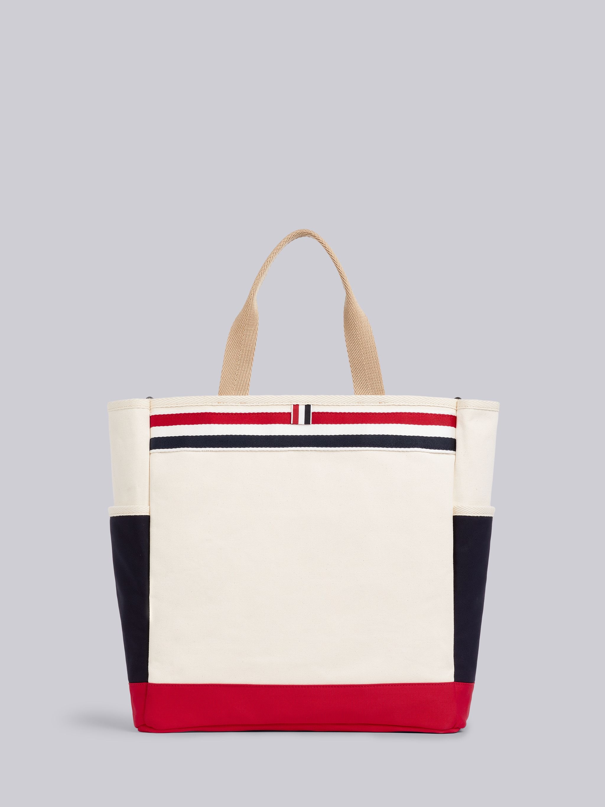 Tricolor Cotton Canvas Garden Tote - 4