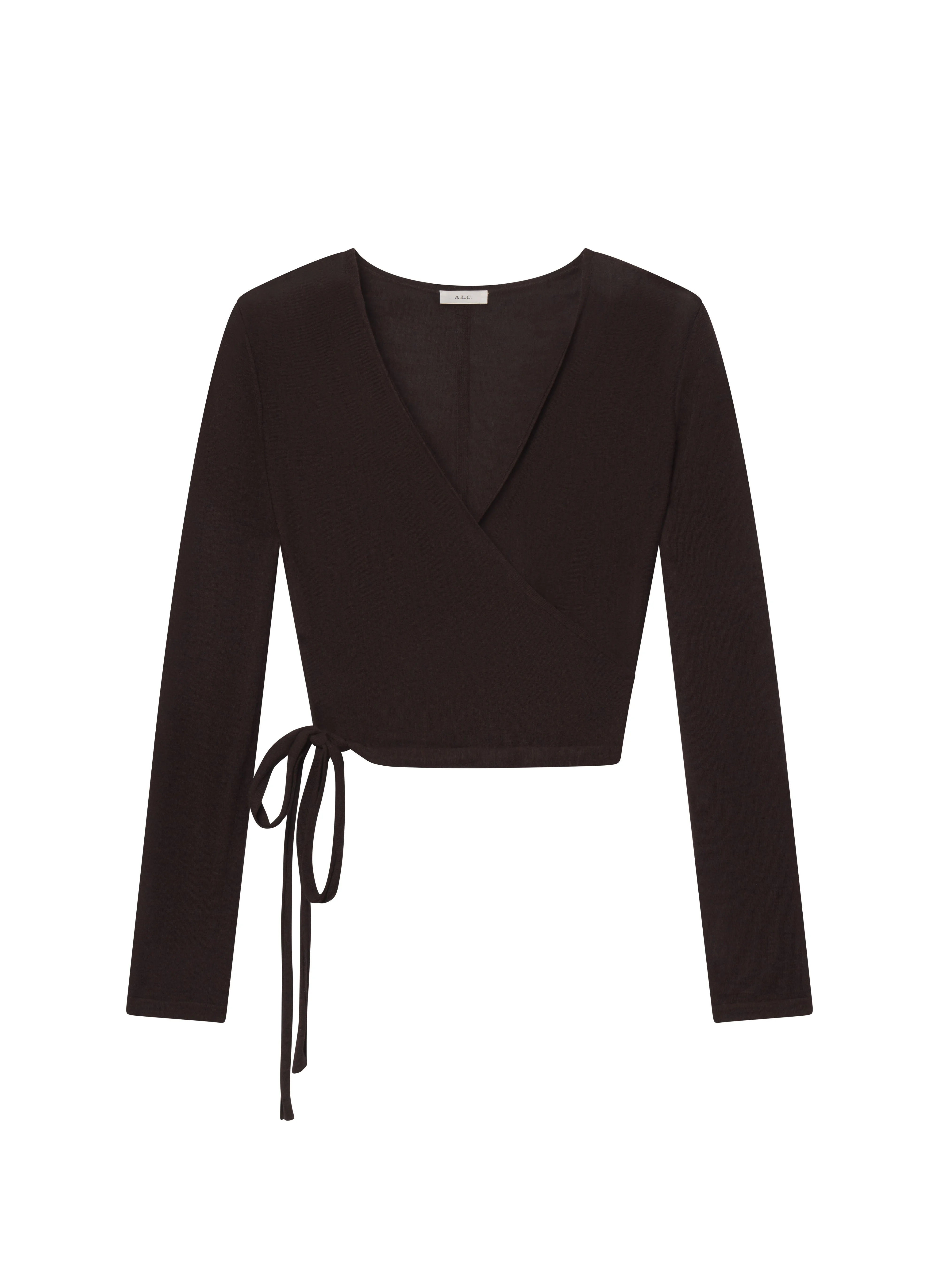 Emma Fine Merino Wrap Sweater - 1