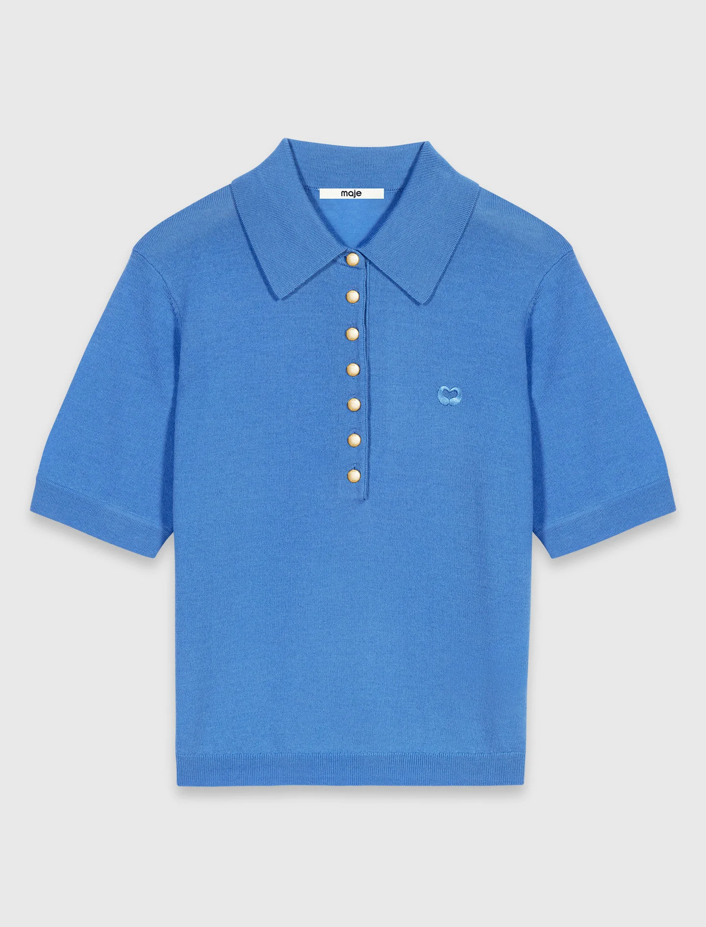 Polo collar jumper - 1