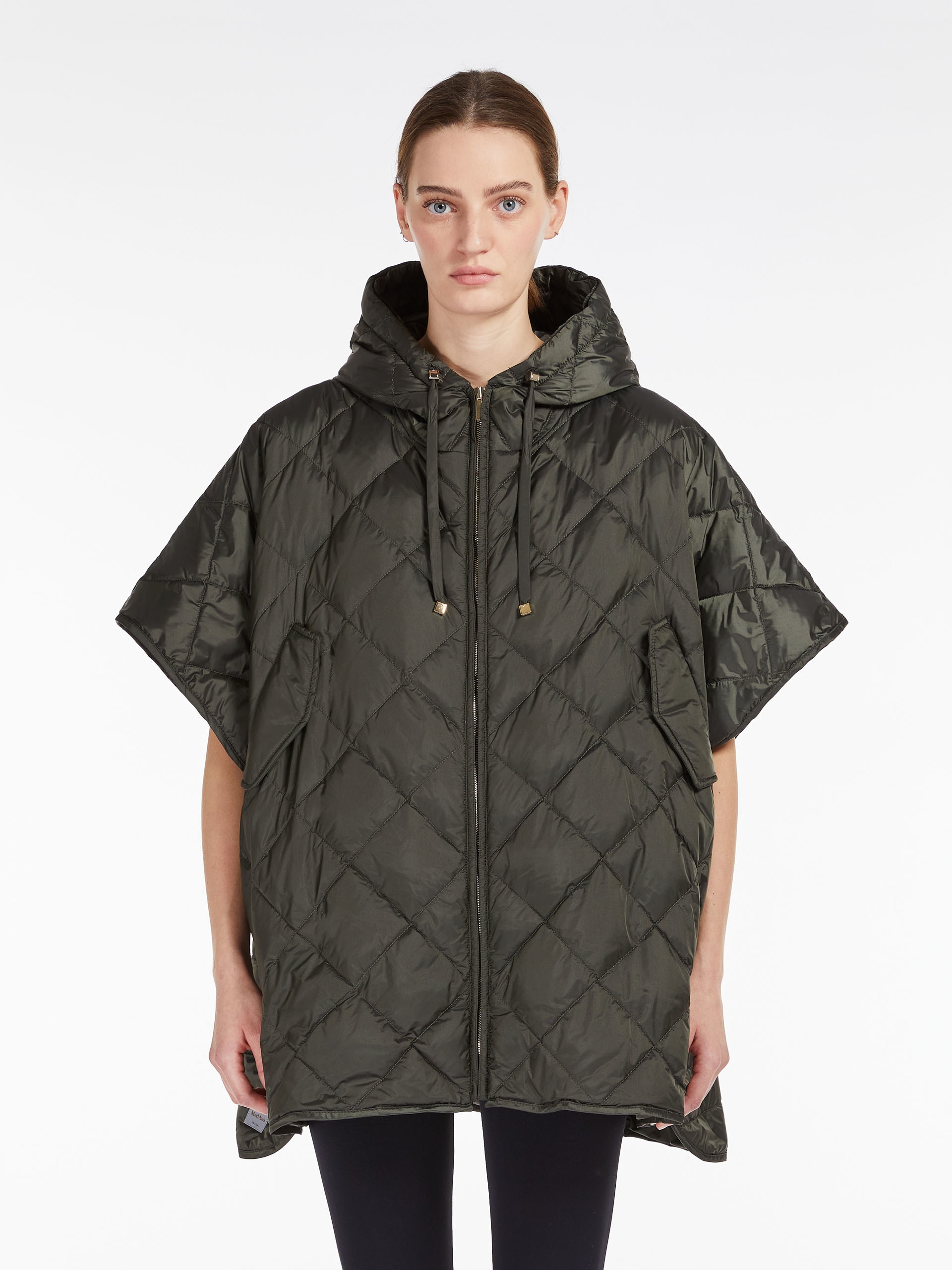 TREMAN Cape with hood in water-repellent canvas - 3