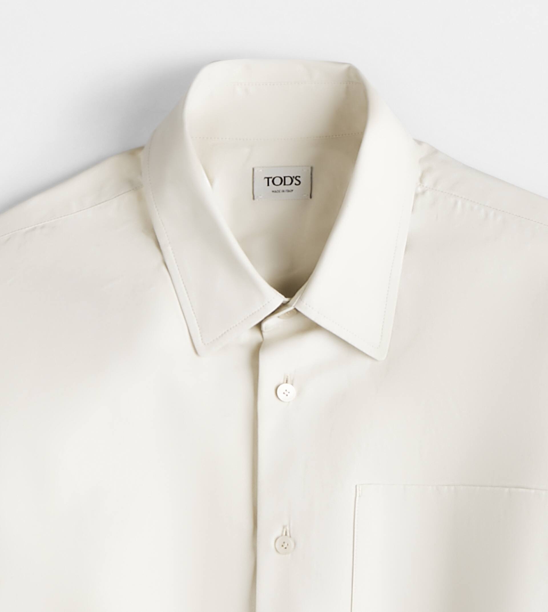 SHIRT IN POPLIN - WHITE - 7