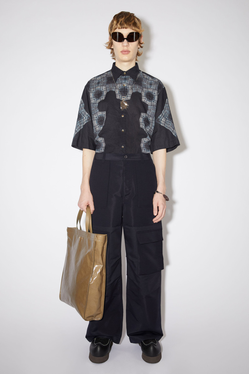 Acne Studios Ripstop cargo trousers - Dark Blue outlook