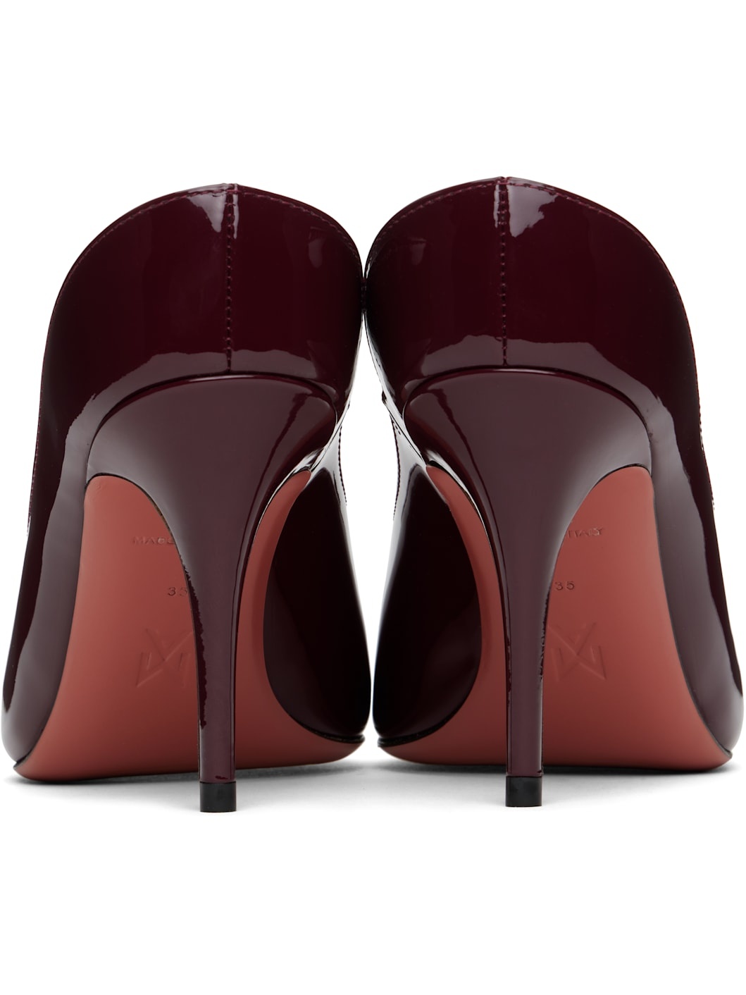 Burgundy Anok Heels - 2