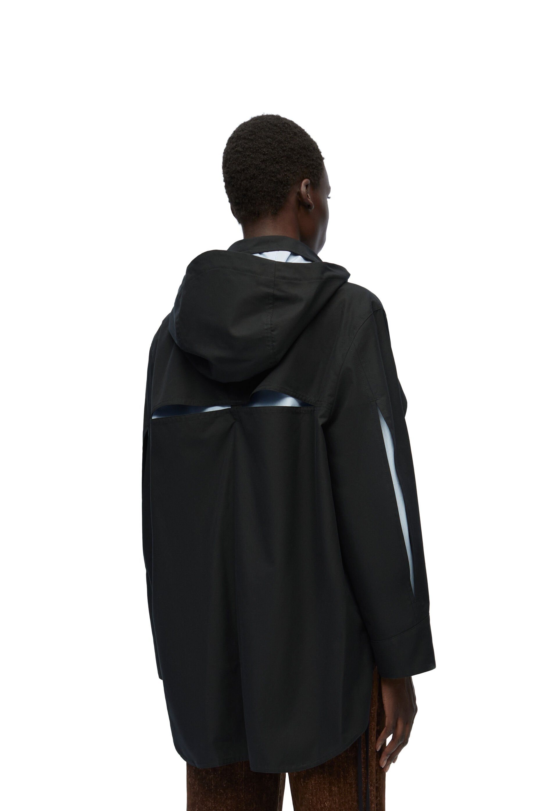 Hooded parka in cotton - 4