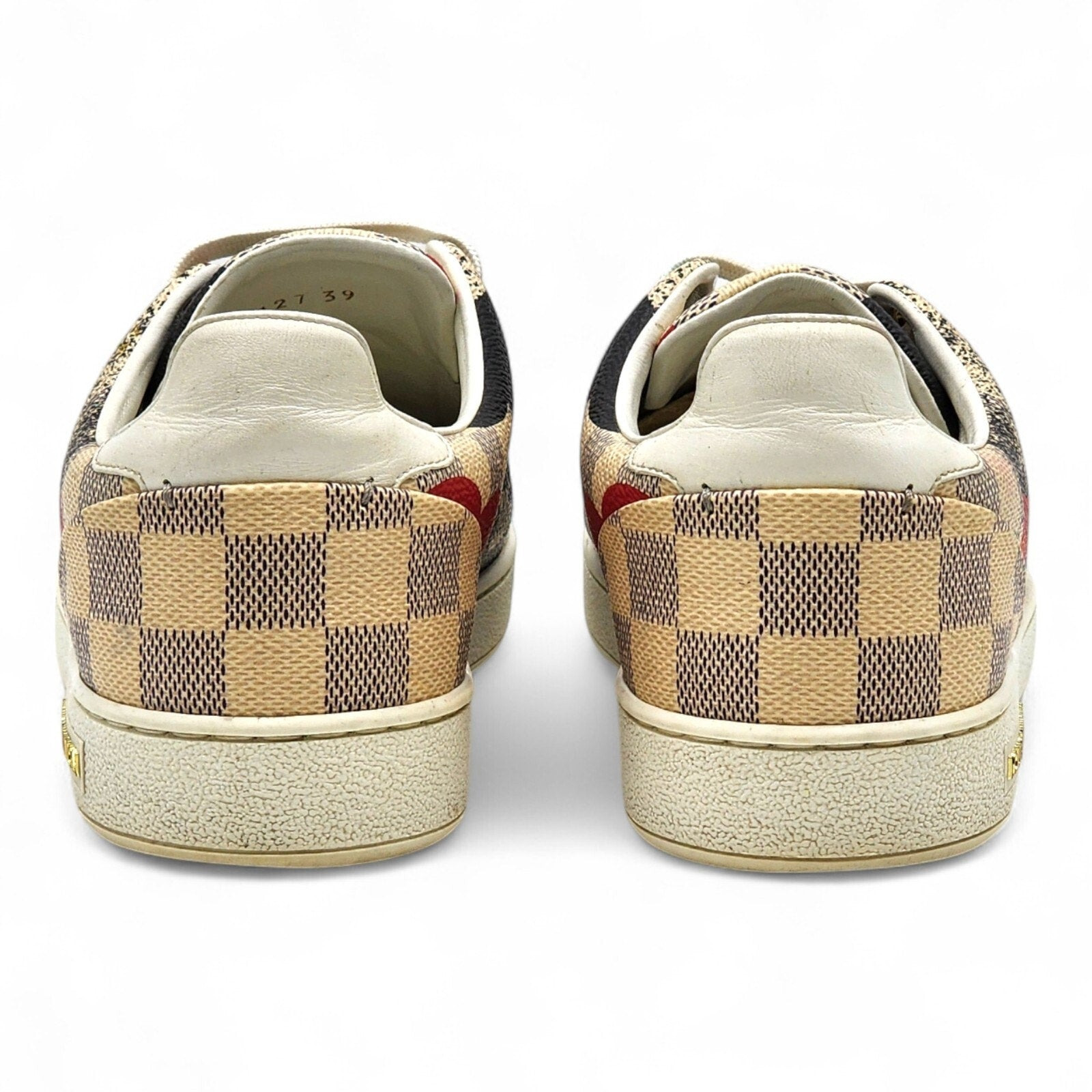 Louis Vuitton Overcloud Lace Up Sneakers Damier Azur Canvas EU 39 US 8.5 - 5
