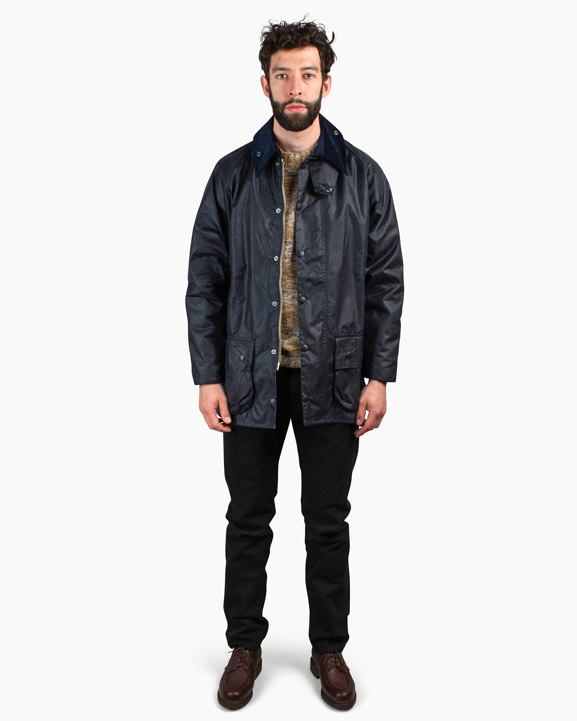 Beaufort Wax Jacket Navy - 2