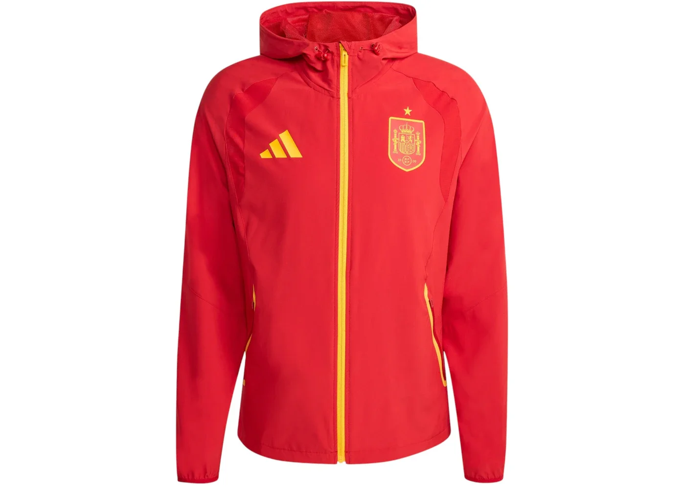 adidas Spain Tiro Travel Full Zip Windbreaker Jacket Team Power Red - 1